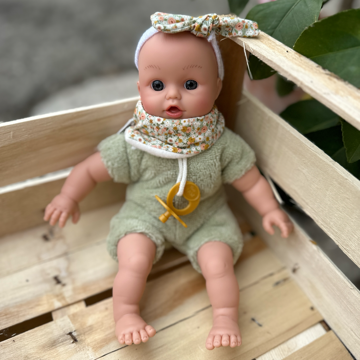 Bambola Coco Soft Bambù 26cm - salvia - Nines d’Onil