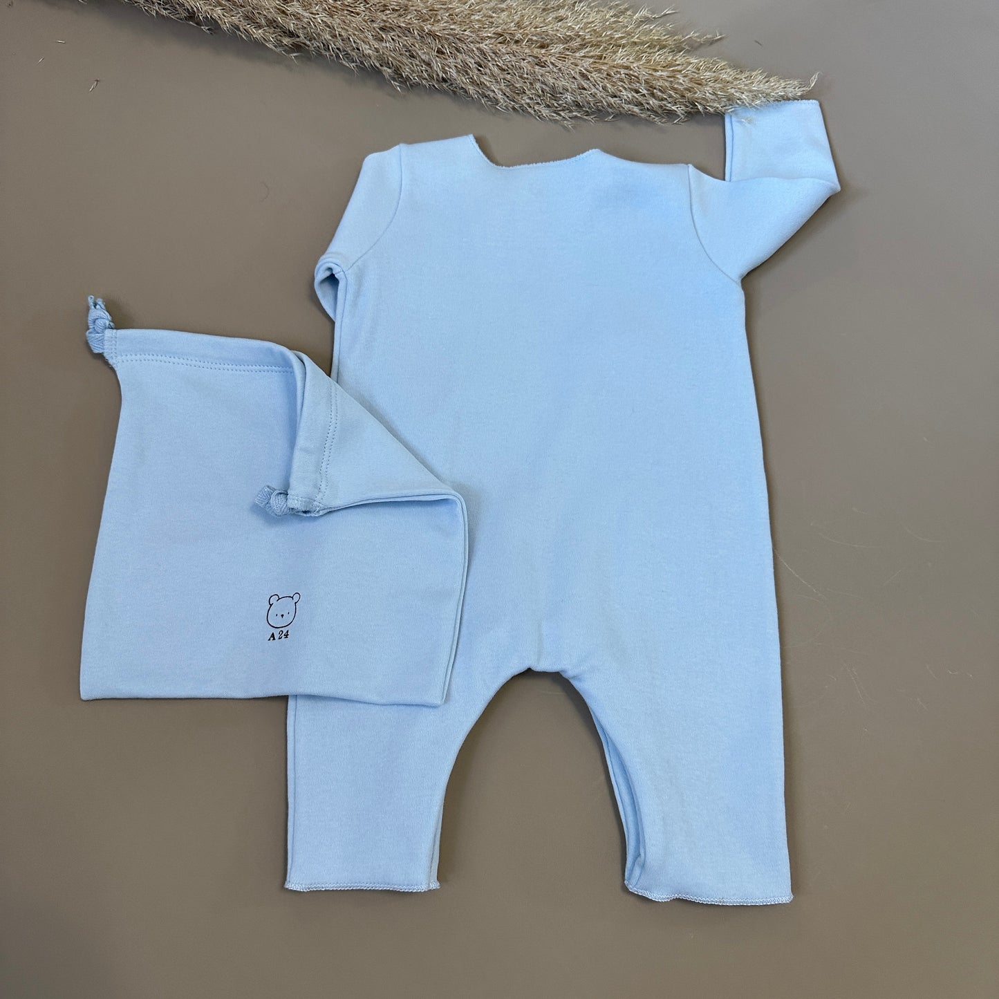 Tutina in jersey di cotone con tasche cielo - perfetta per ogni stagione