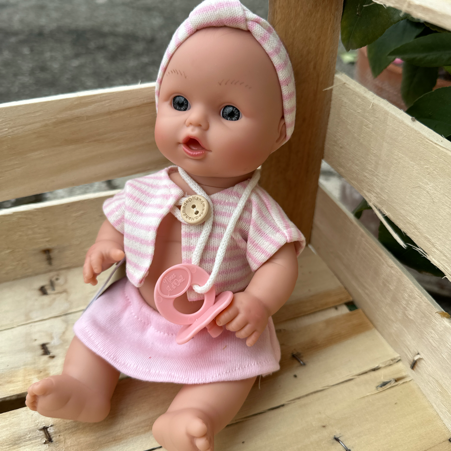 Bambola golosito 24cm completo righina rosa - Nines d’Onil