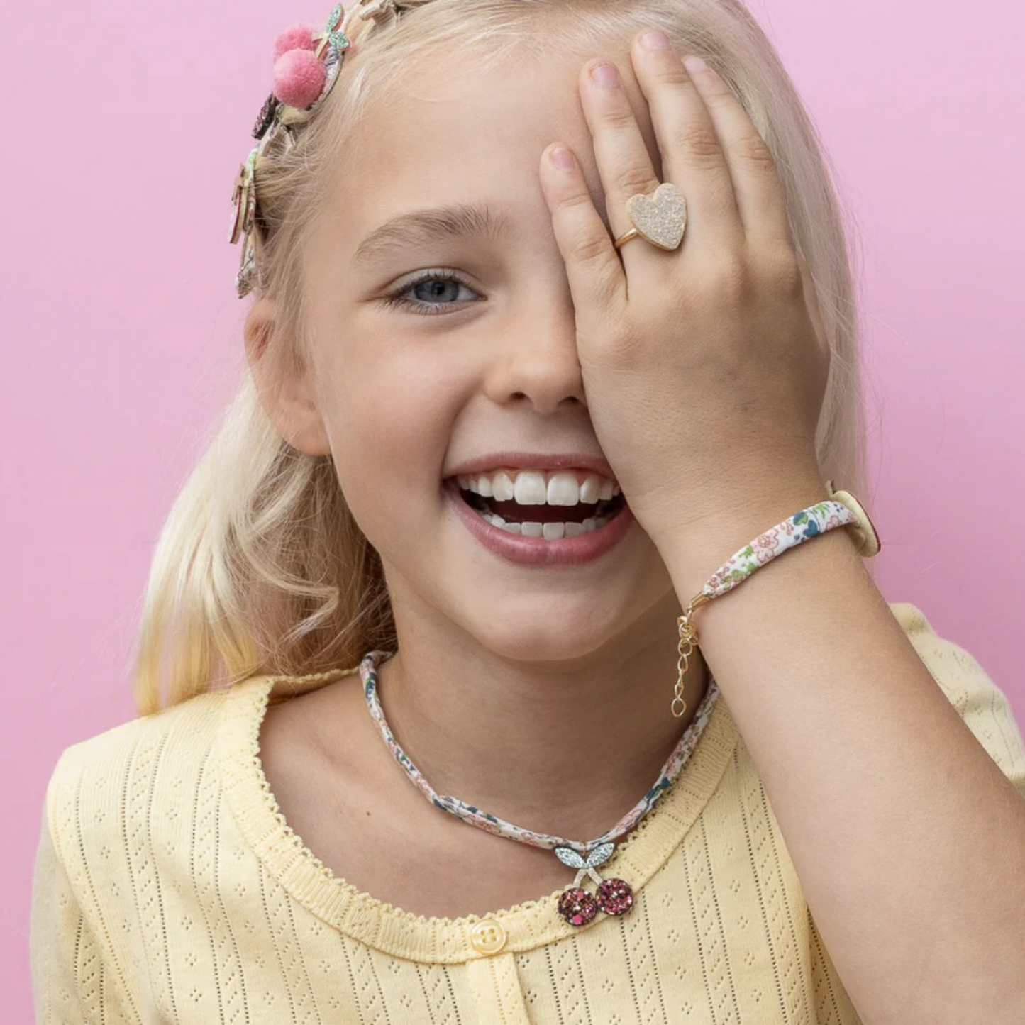 Cherries jewellery set