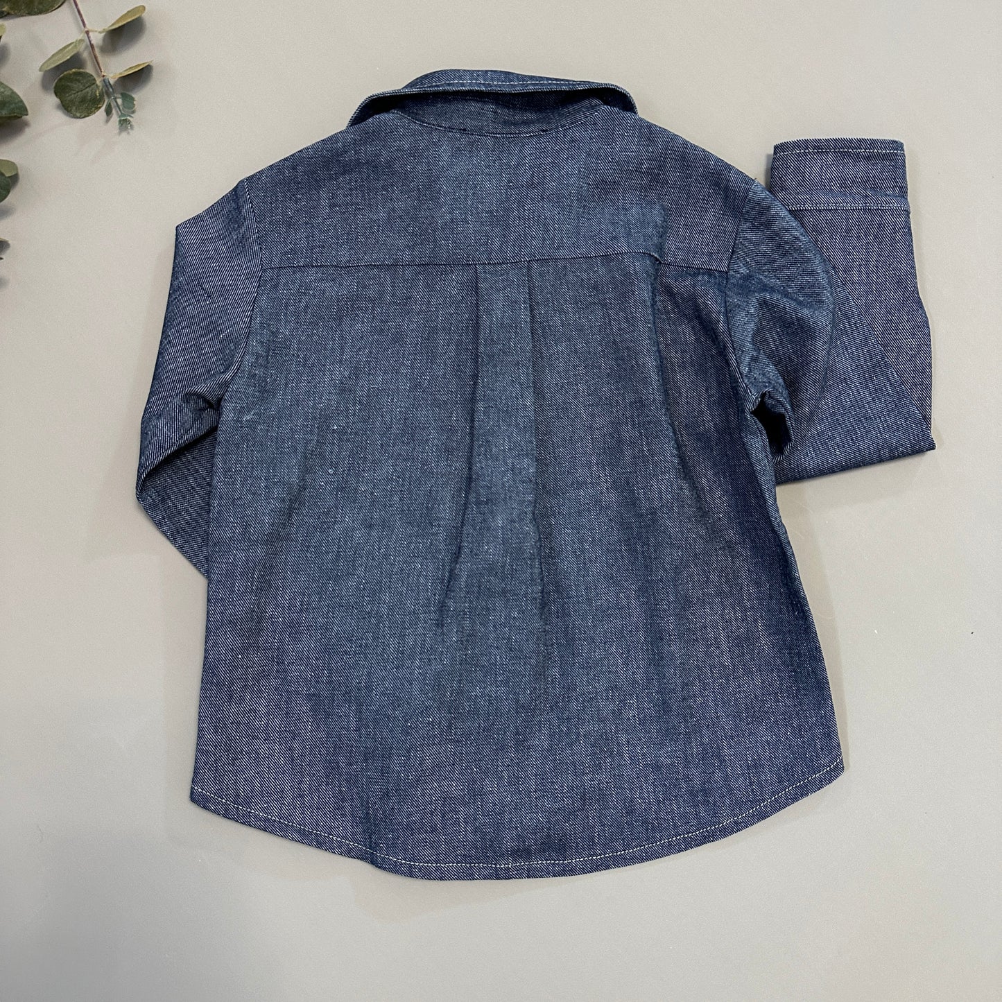 Camicia in chambray di denim morbidissimo