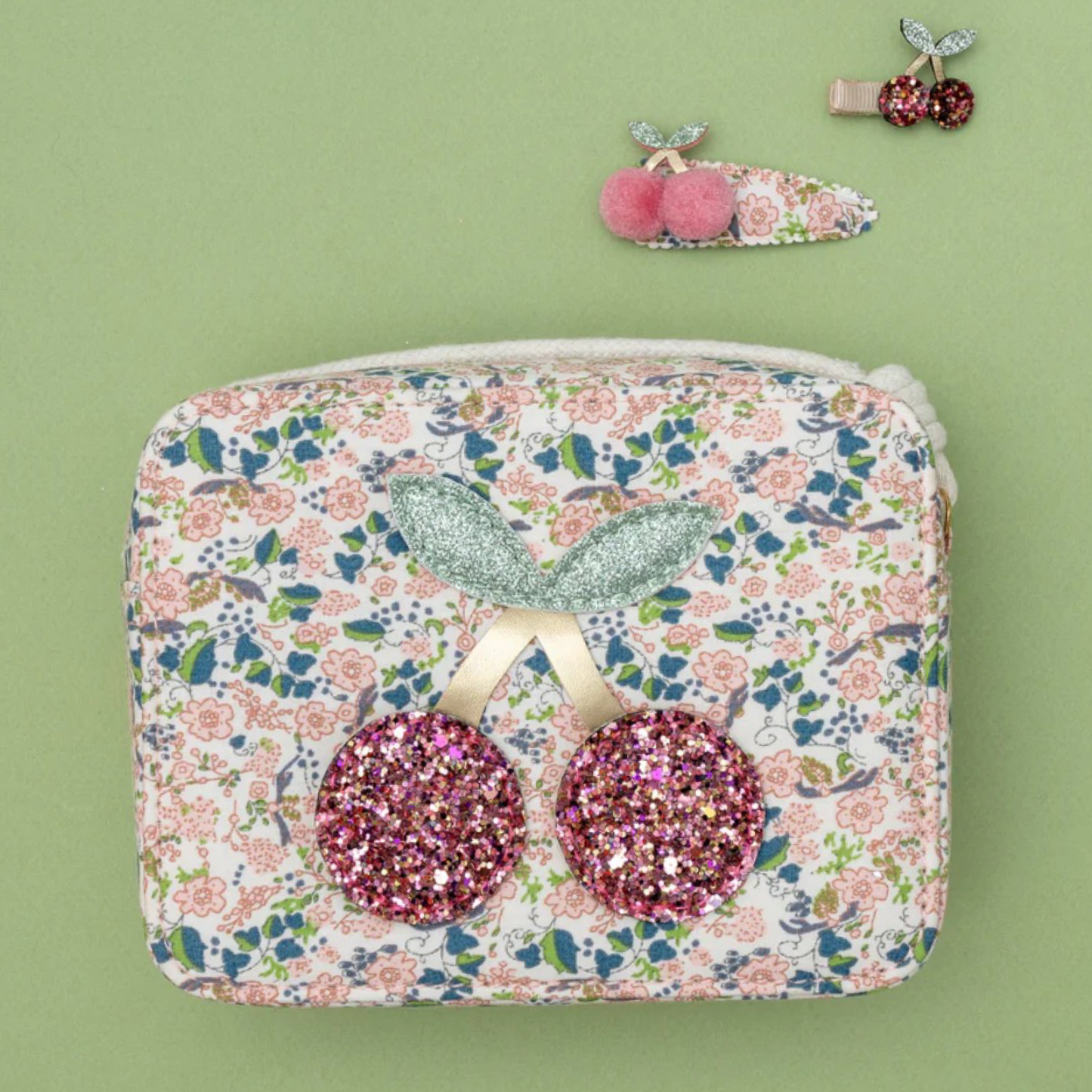 Floral cherries bag
