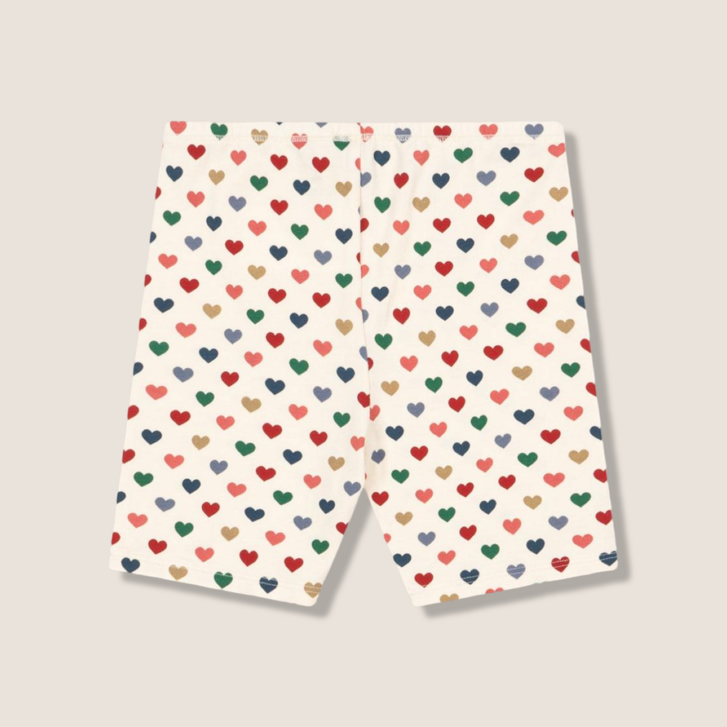 Basic short leggings cuori