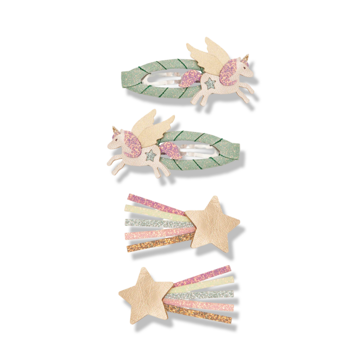 Flying unicorn 4 clip set