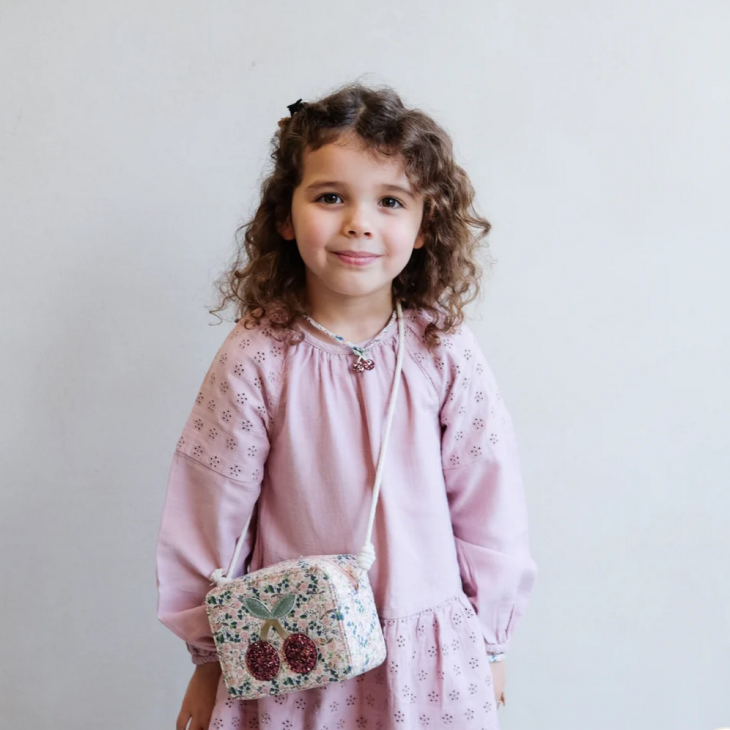 Floral cherries bag