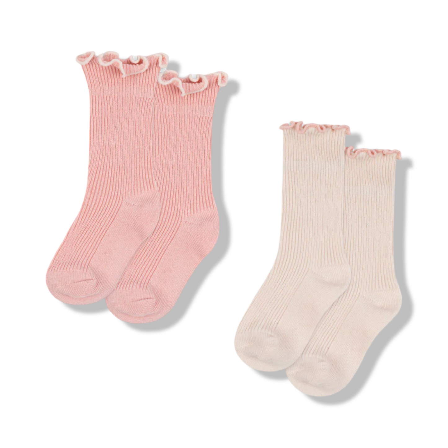 2 pack fib frill socks