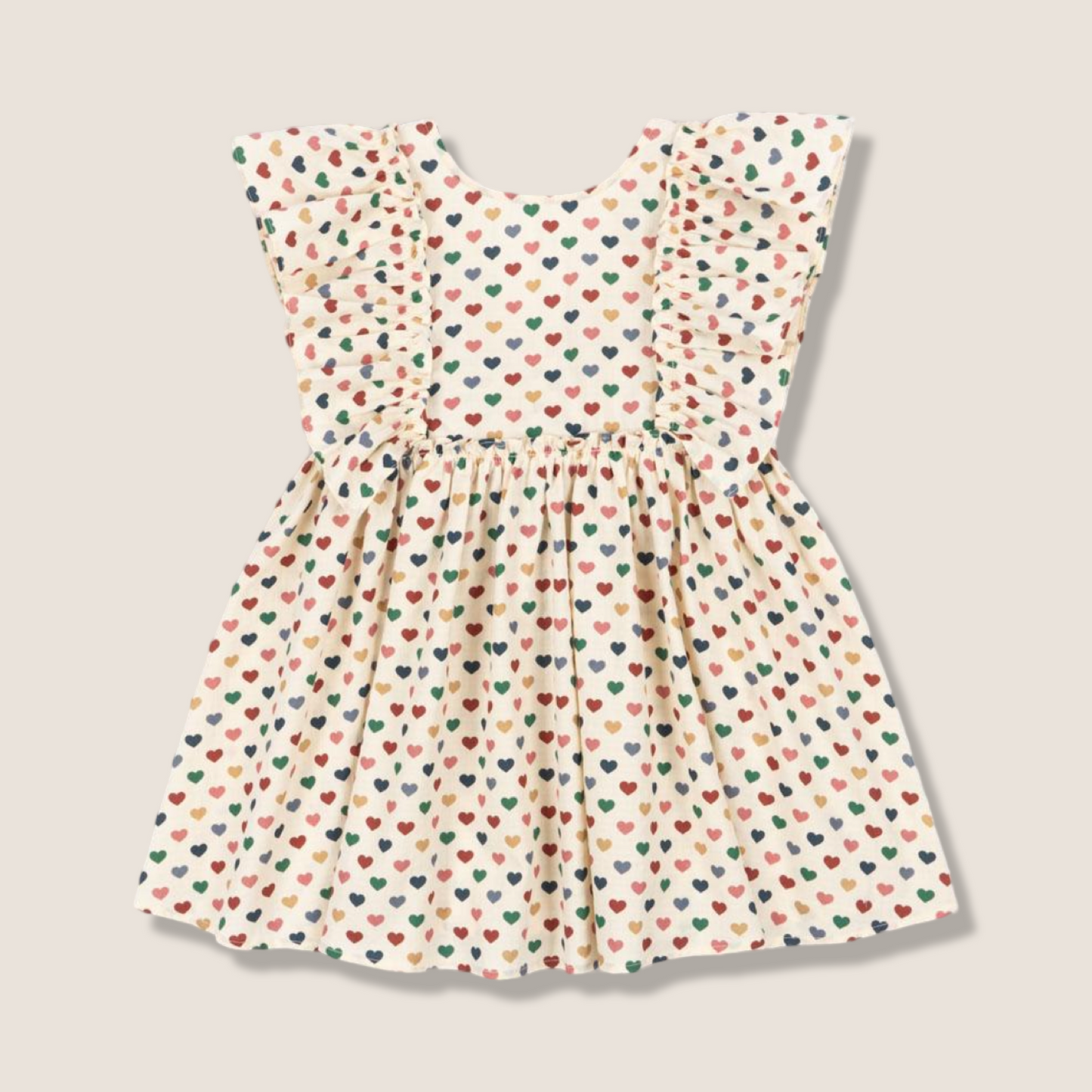 Evia bow dress GOTS