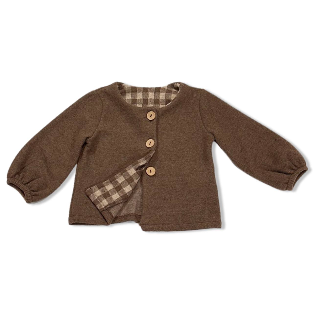 cardigan unito brown
