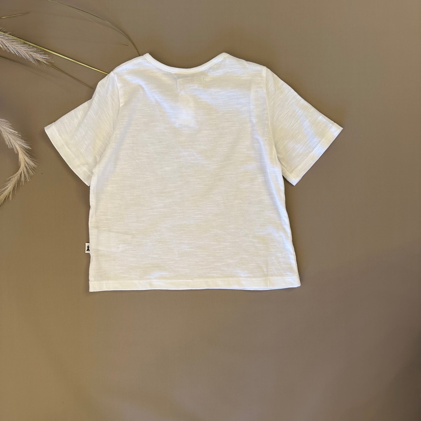 T-shirt polo in cotone -white