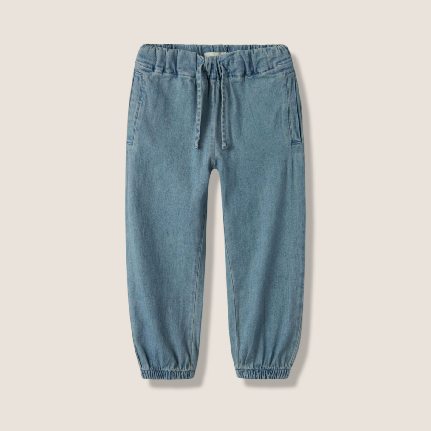 jeans in cotone biologico e vita regolabile- kids