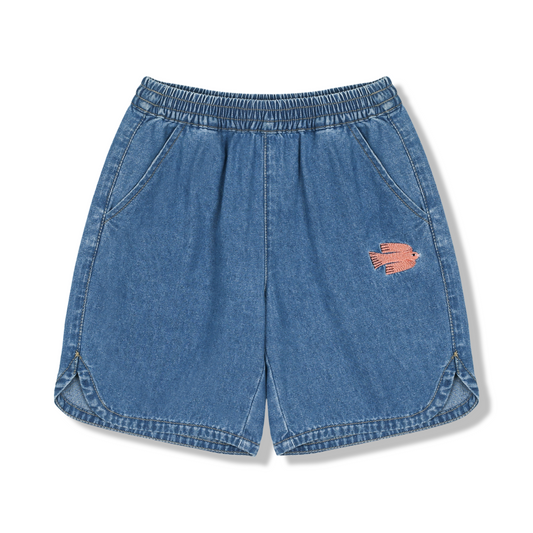 Bird denim shorts