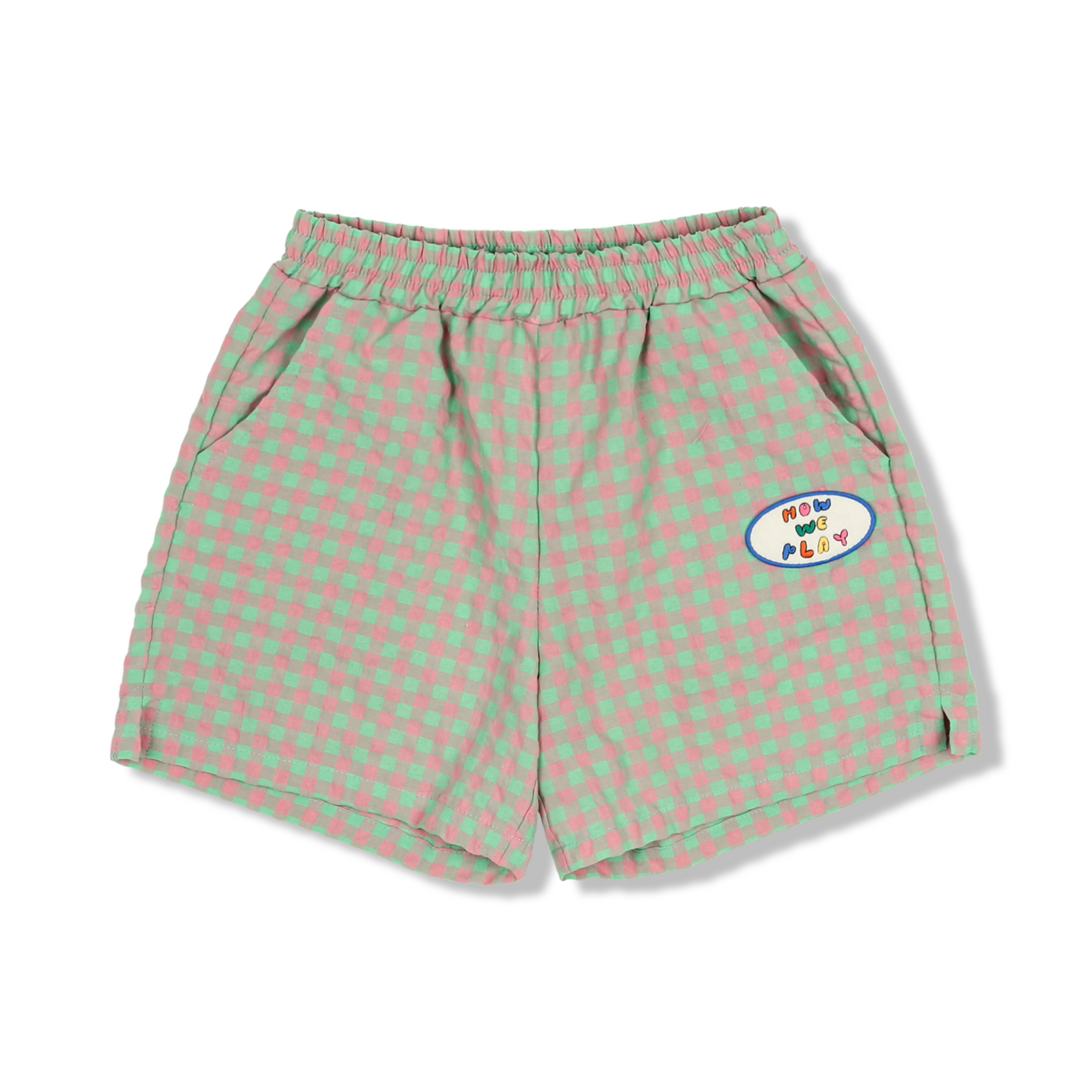 Play Checked Woven Shorts