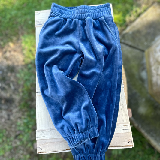 pantalone zara in ciniglia avio