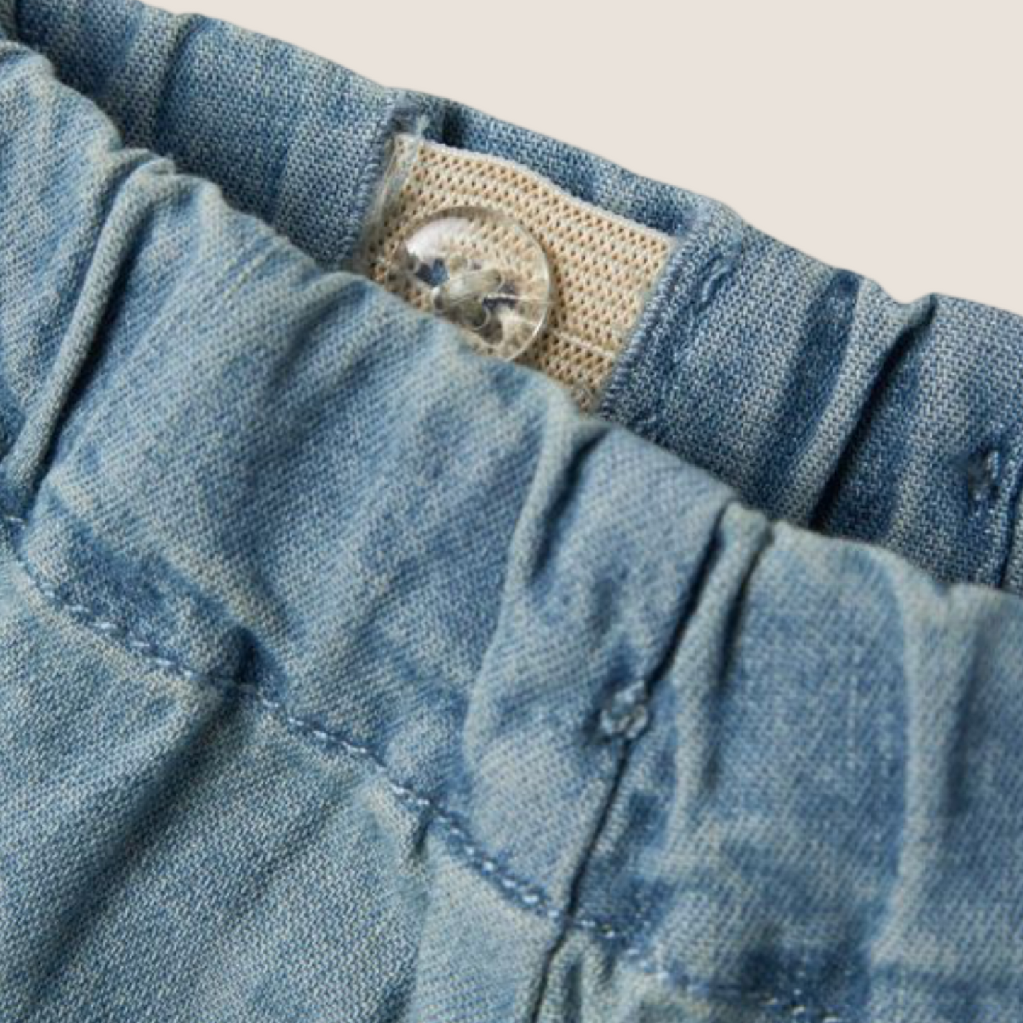 jeans in cotone biologico e vita regolabile- kids