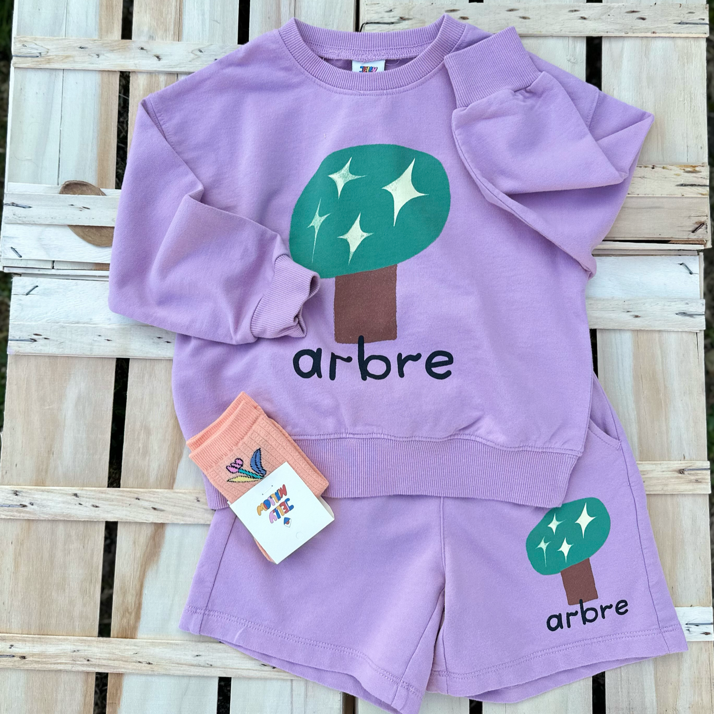 Arbre Sweatshirt light purple