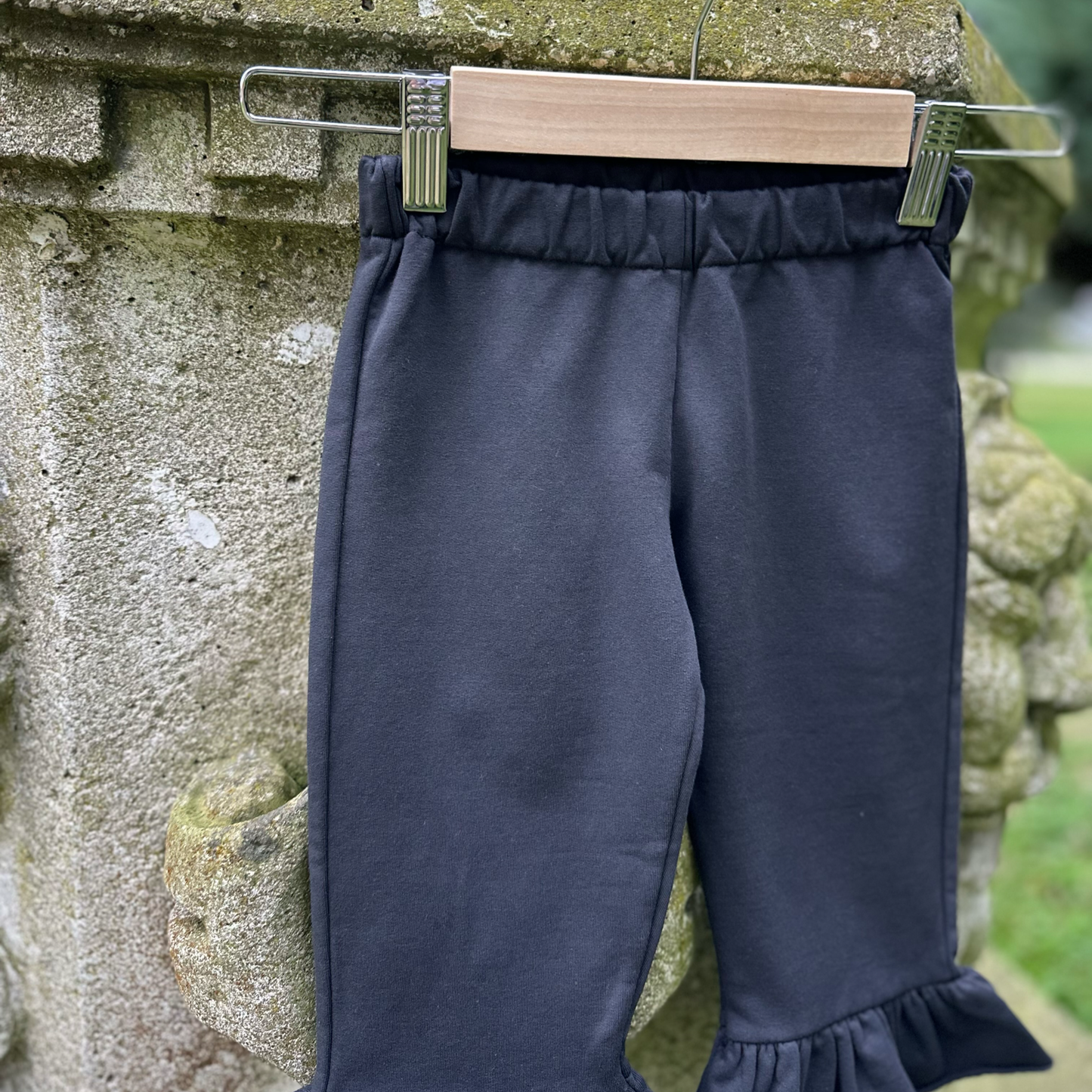 Pantalone trombetta carbone