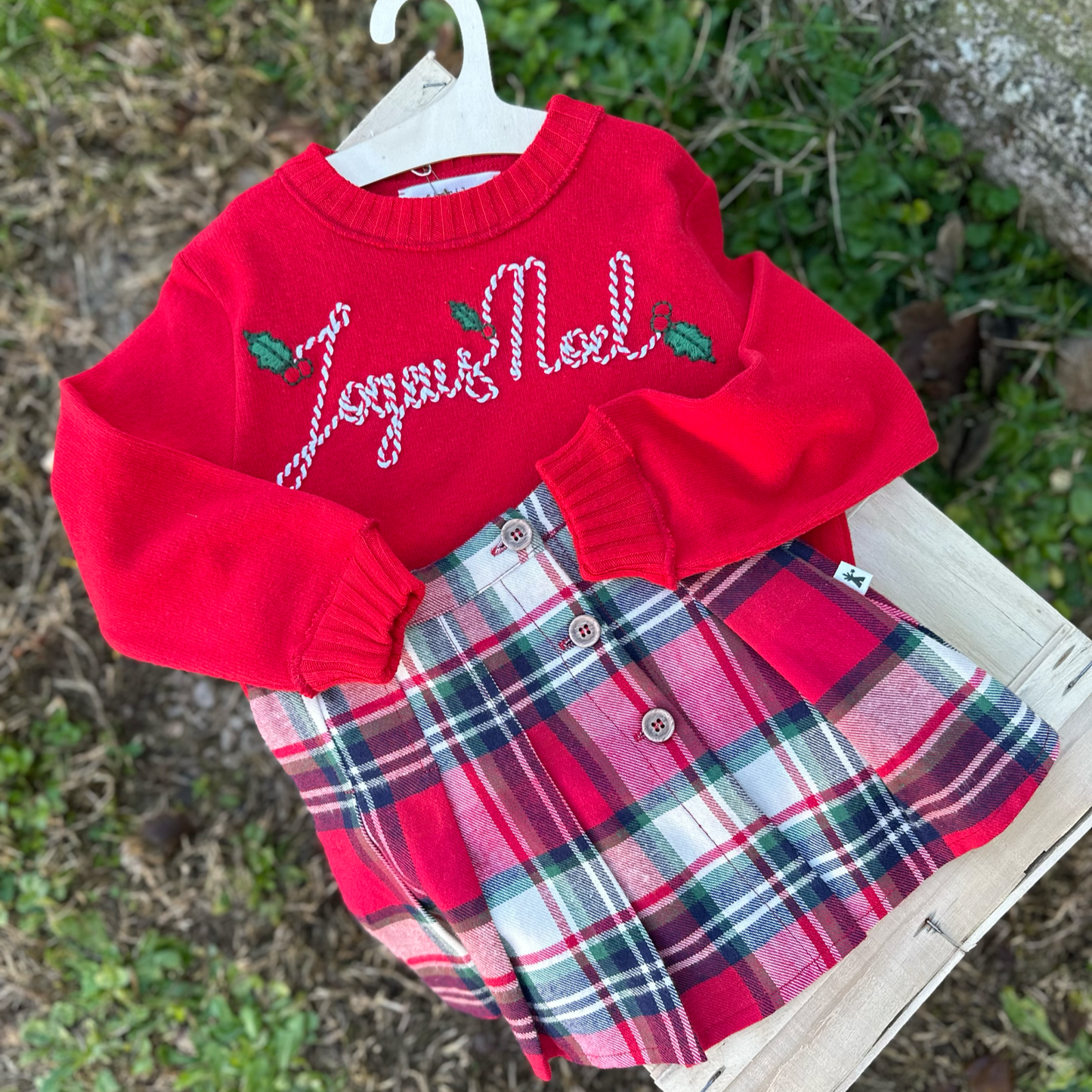 maglione Noel rosso