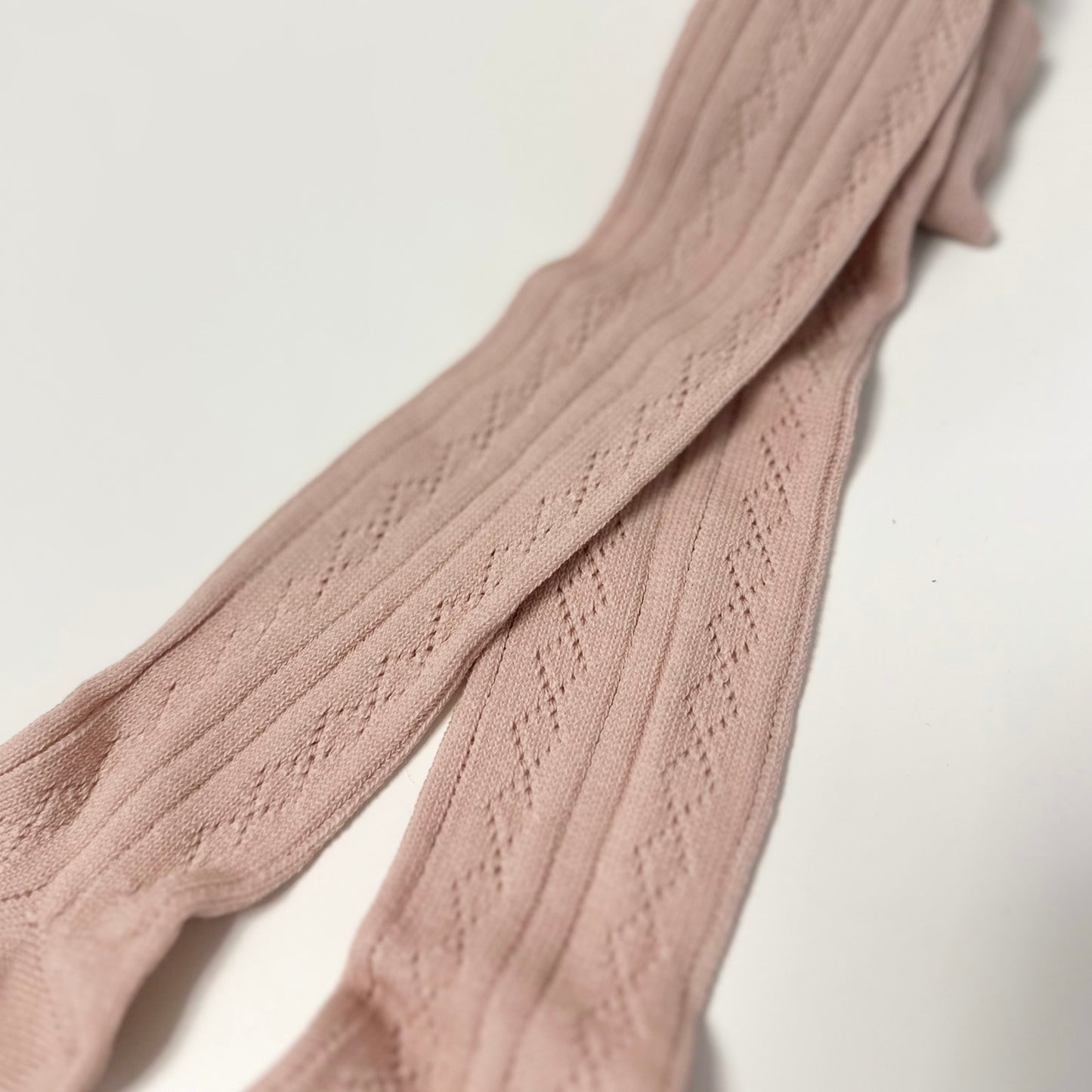 Collant traforato pink nude