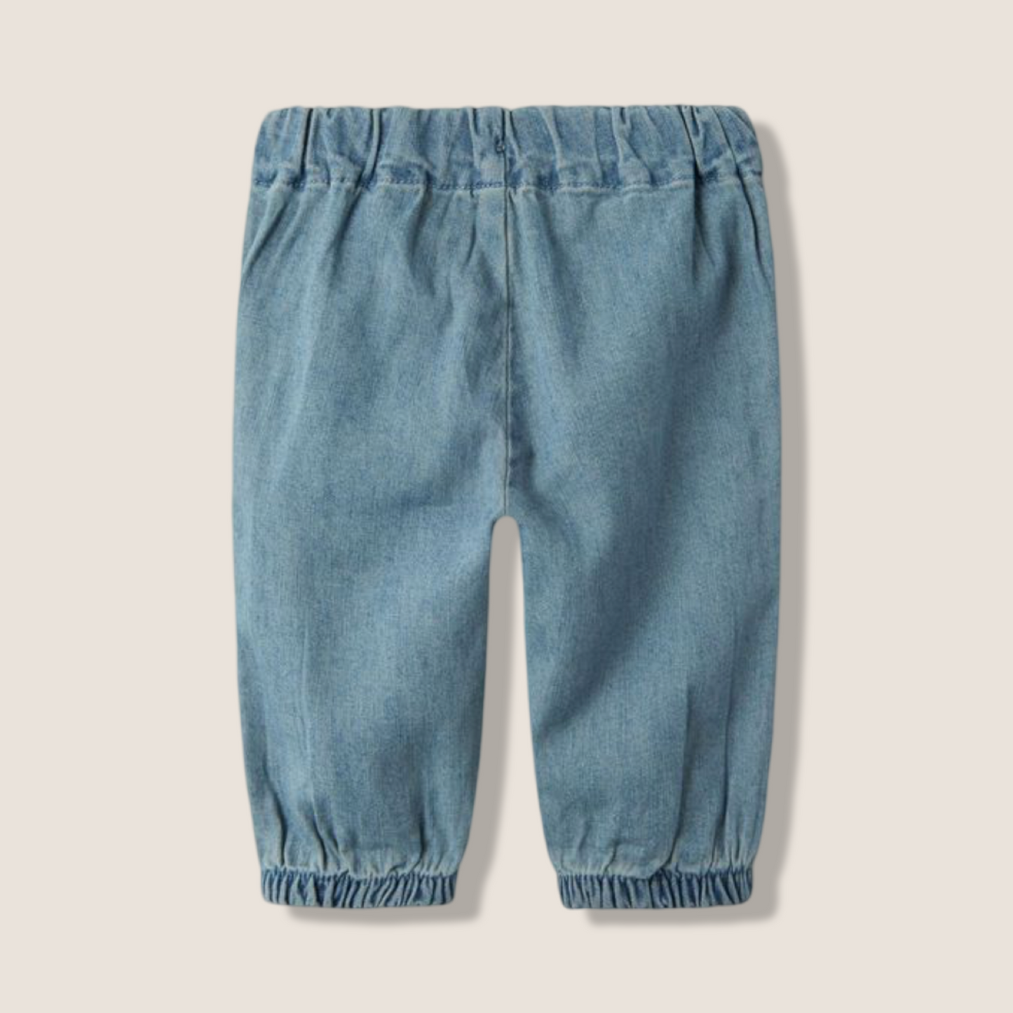 jeans in cotone biologico e vita regolabile- baby