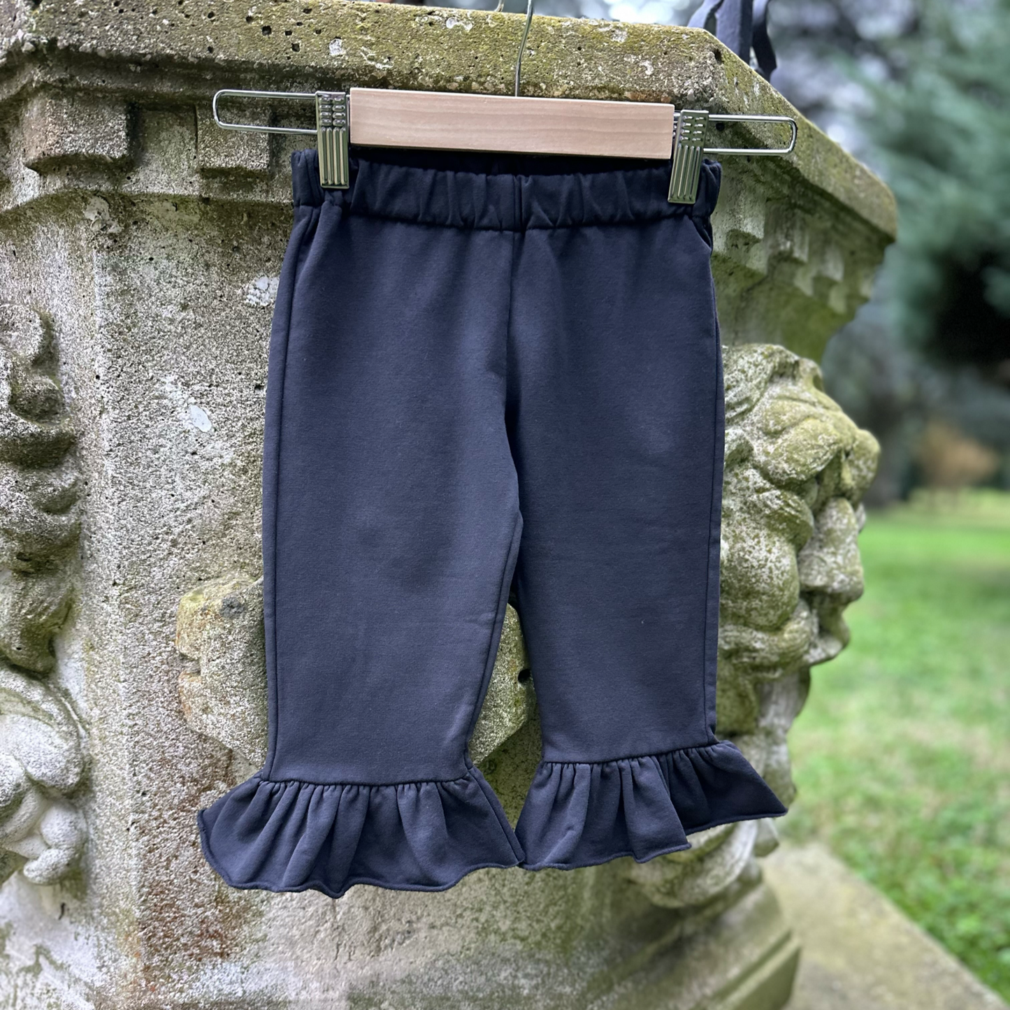 Pantalone trombetta carbone