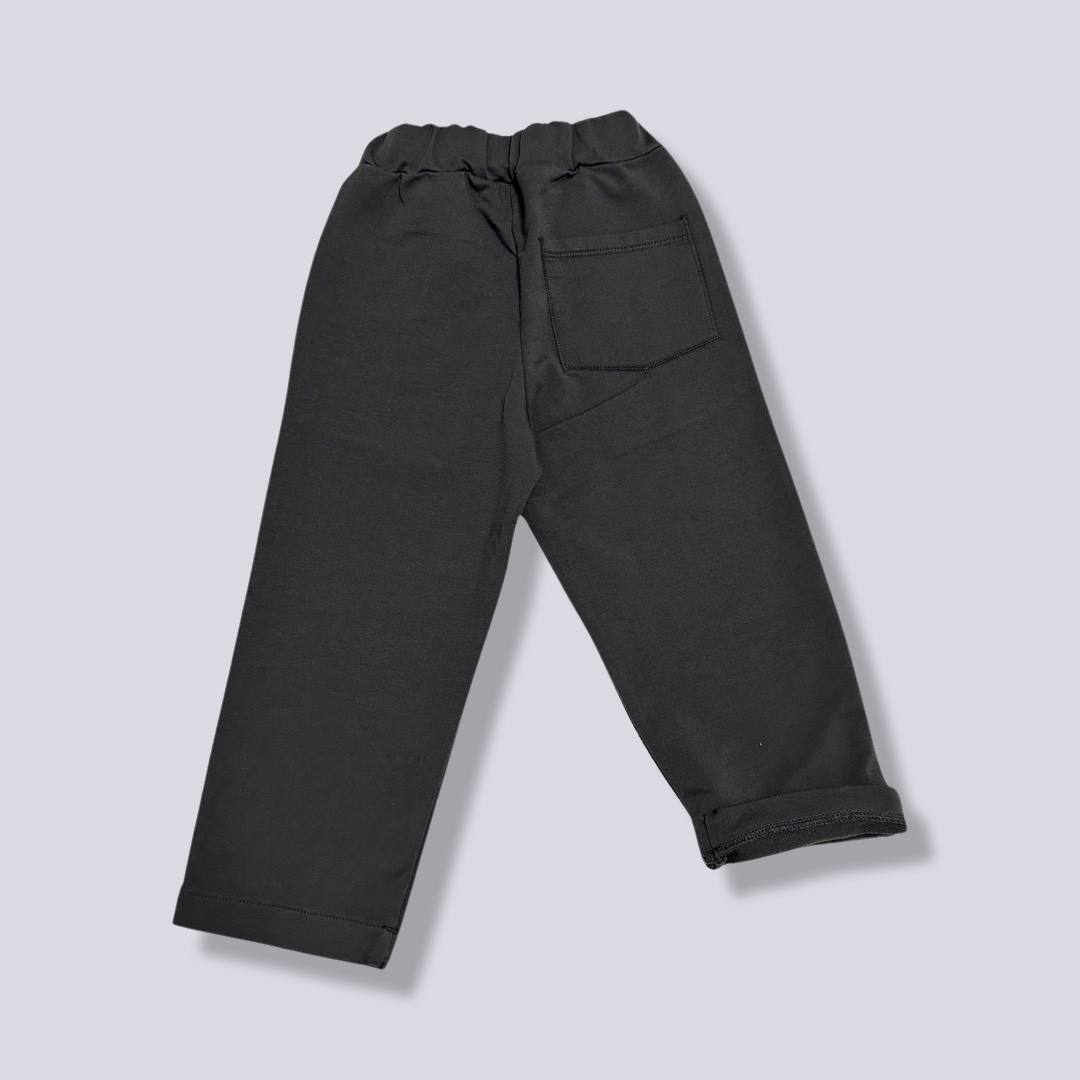 pantalone felpa antracite