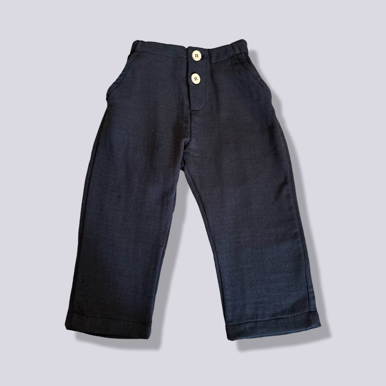 pantalone drill nero