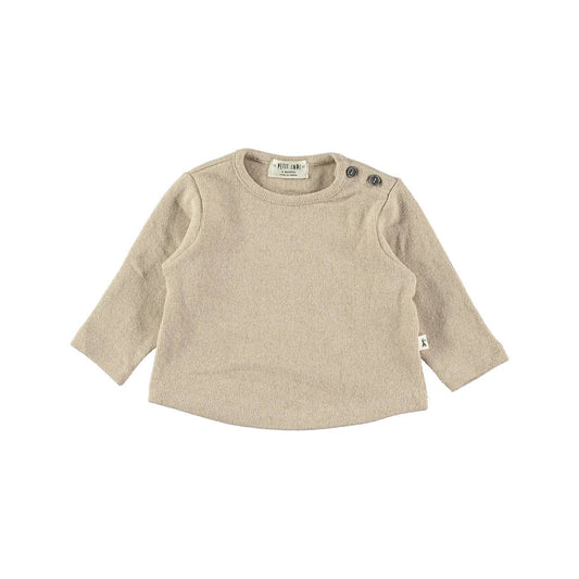 maglia in caldo cotone beige