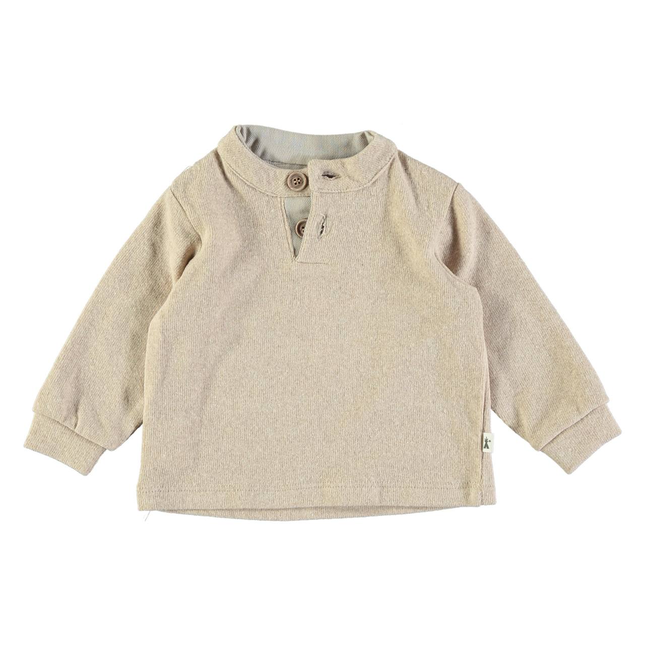 maglia in caldo cotone beige