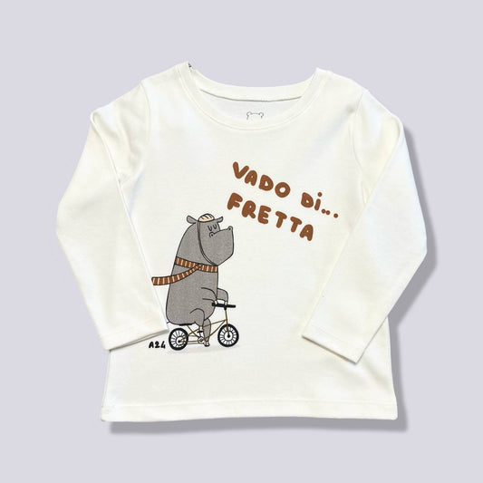 t-shirt ml vado di..fretta