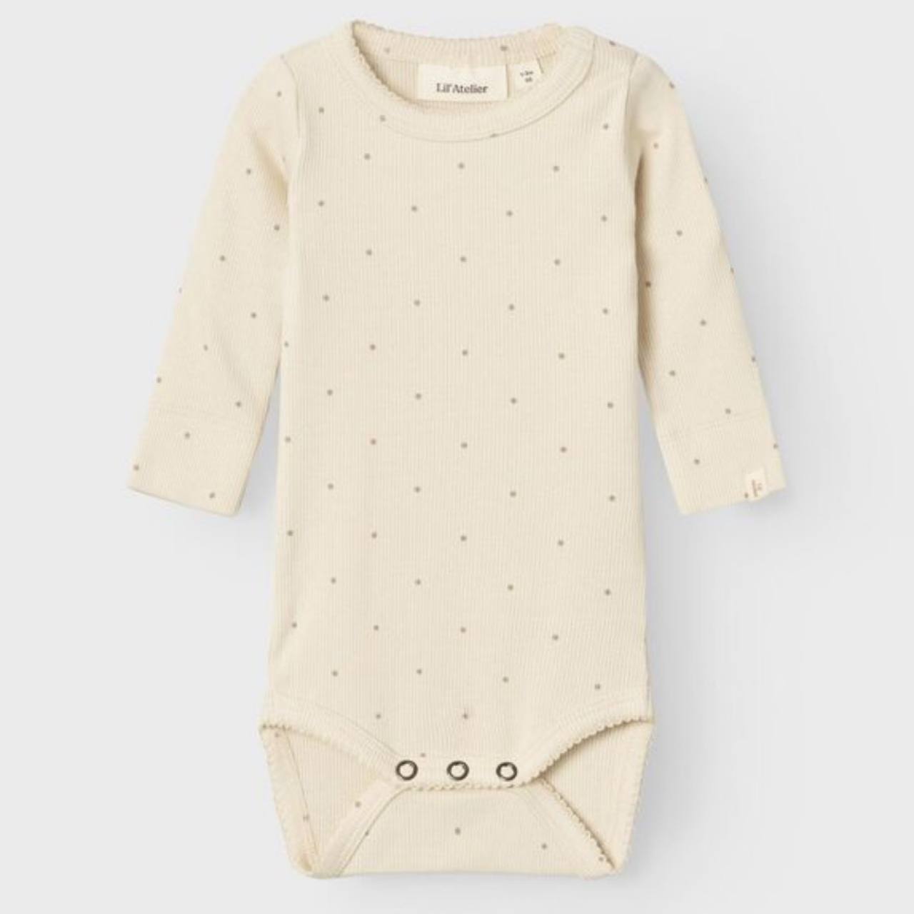 body in cotone organico ml pois