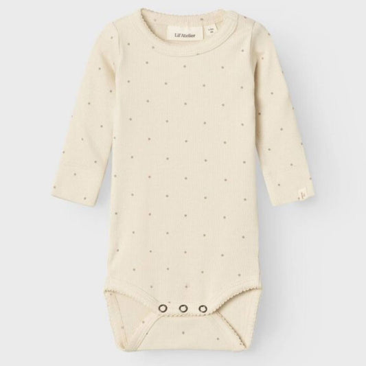 body in cotone organico ml pois